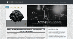 Desktop Screenshot of mindovermatterrecords.com